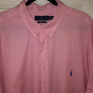 Polo Ralph Lauren pink button down 3XLT